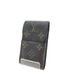 ▼▼ LOUIS VUITTON ルイヴィトン ユニセックス モノグラム シガレットケース エテュイ・シガレット M63024 ブラウン Bランク