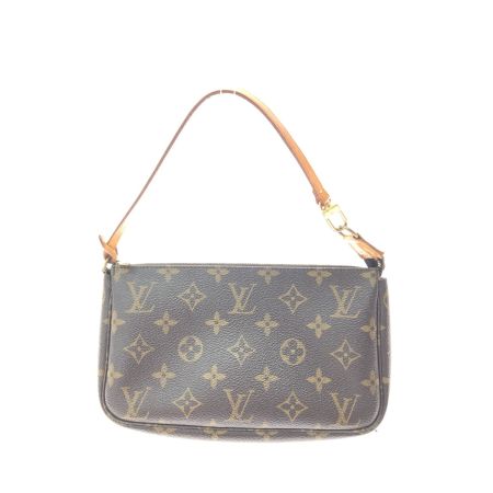  LOUIS VUITTON ルイヴィトン レディース アクセサリーポーチ モノグラム アクセソワール ストラップ補修 M51980 ブラウン