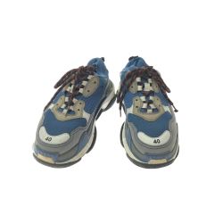 ▼▼ BALENCIAGA バレンシアガ スニーカー SIZE 26.5cm 533878 ブルー Cランク