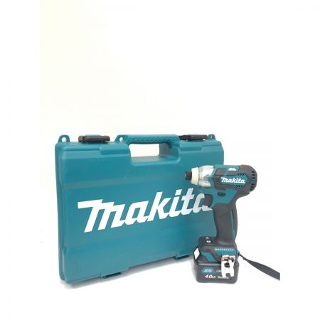 MAKITA マキタ 電動工具 コードレス式 10.8V 充電式インパクトドライバ 充電器・充電池2個・ケース付 TD111D