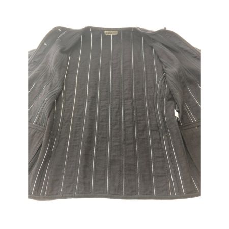  ASHA by MDS レディース ノーカラージャケット イッセイ ミヤケ コットンジャケット ネイビー