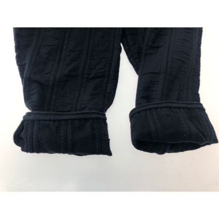  ASHA by MDS レディース ノーカラージャケット イッセイ ミヤケ コットンジャケット ネイビー