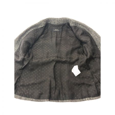   MaxMara WEEKEND LINE マックスマーラー ウィークエンドライン レディース ジャケット ツイード SIZE36 グレー