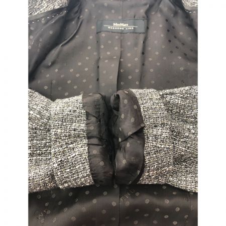   MaxMara WEEKEND LINE マックスマーラー ウィークエンドライン レディース ジャケット ツイード SIZE36 グレー
