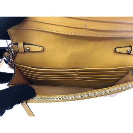  TORY BURCH トリーバーチ レディース チェーン ショルダーウォレット キルティング タッセル イエロー