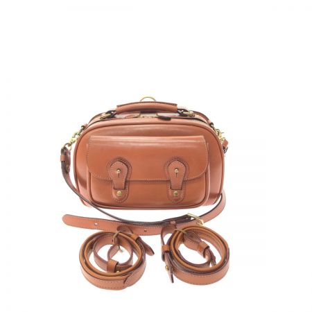  ITAGAKI レディース 3WAYバッグ タンニンなめし サドルバッグ ショルダー リュック 保護クリーム付 E542 A5 ブラウン