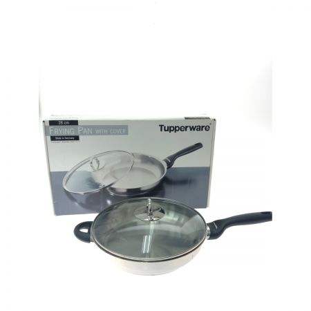  Tupperware タッパーウェア フライパン 28cm 蓋付 ステンレス ドイツ製