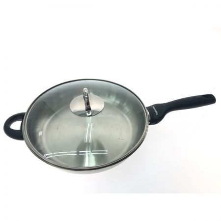  Tupperware タッパーウェア フライパン 28cm 蓋付 ステンレス ドイツ製