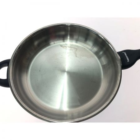  Tupperware タッパーウェア フライパン 28cm 蓋付 ステンレス ドイツ製