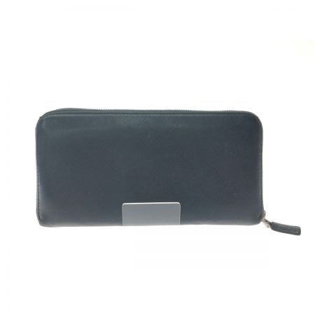  PRADA プラダ レディース 長財布 ラウンドファスナー サフィアーノ  ブラック