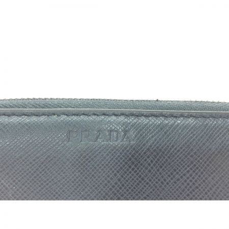  PRADA プラダ レディース 長財布 ラウンドファスナー サフィアーノ  ブラック