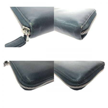  PRADA プラダ レディース 長財布 ラウンドファスナー サフィアーノ  ブラック