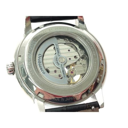  Orobianco オロビアンコ メンズ腕時計 自動巻き クロノグラフ タイムオラ ロマンティコ 裏スケルトン OR-0035N