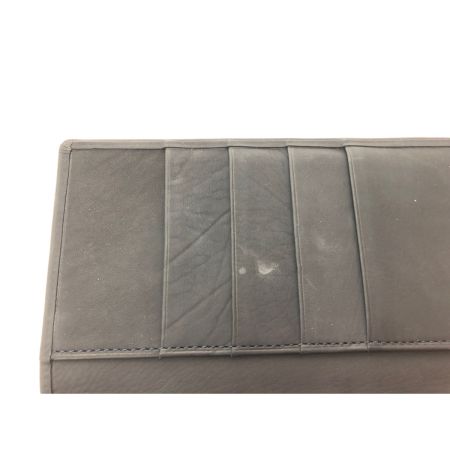  CYPLIS キプリス メンズ 長財布 小銭入れなし レーニアカーフ 風琴マチ束入 ネイビー 