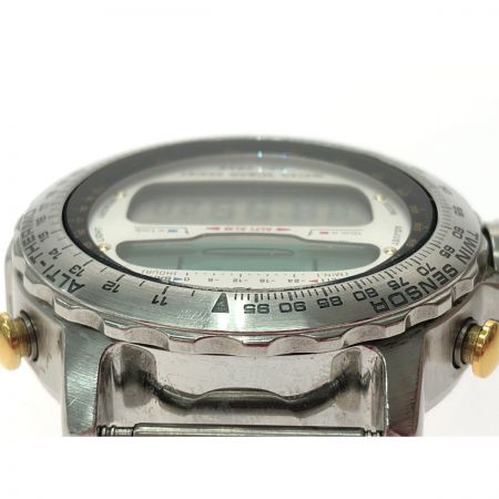  CASIO カシオ メンズ腕時計 クオーツ PRO TREK プロトレック ツインセンサー ベルト無し ALT-7000