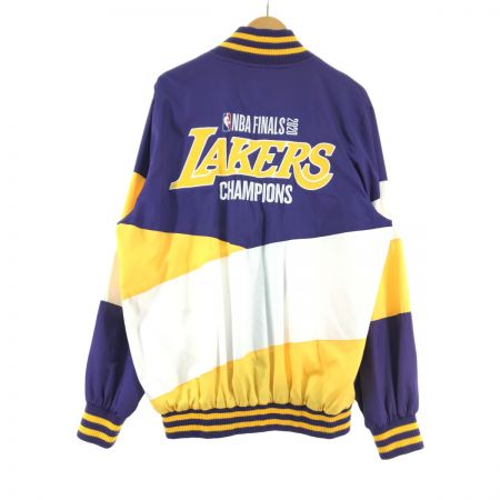  lakers レイカーズ スタジャン ナイロンジャケット SIZE XL パープル