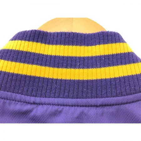  lakers レイカーズ スタジャン ナイロンジャケット SIZE XL パープル