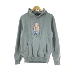 ▼▼ POLO RALPH LAUREN ポロラルフローレン メンズ衣料 パーカー ポロベア グレー Bランク