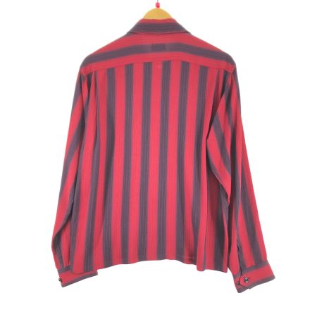  GROOVIN HIGH メンズ衣料 ストライプシャツ SIZE M レッド