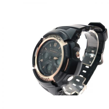  CASIO カシオ メンズ腕時計 ソーラー充電 デジアナウォッチ G-SHOCK  AWG-M100SF ブラック