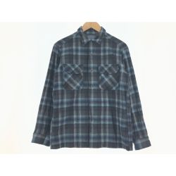 ▼▼ PENDLETON ペンドルトン メンズ衣料 ウールシャツ SIZE M ブルー Bランク