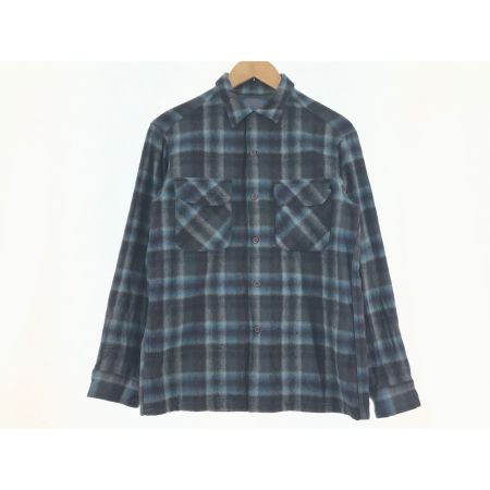  PENDLETON ペンドルトン メンズ衣料 ウールシャツ SIZE M ブルー