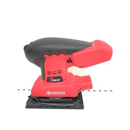  KYOCERA キョウセラ 電動工具 コードレス式 10.8V 充電式サンダー 充電器・充電池1個付 BS-1110L2 レッド