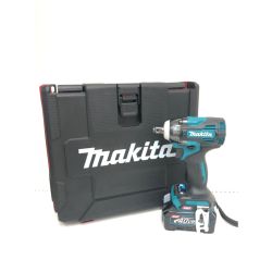 ▼▼ MAKITA マキタ 電動工具 コードレス式 40V 充電式インパクトレンチ 充電器・充電池2個・ケース付 TW004GRDX ブルー Aランク