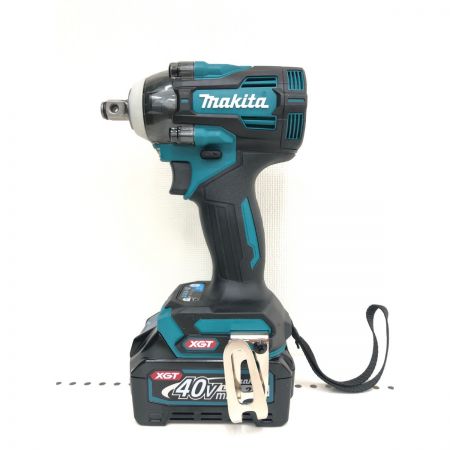  MAKITA マキタ 電動工具 コードレス式 40V 充電式インパクトレンチ 充電器・充電池2個・ケース付 TW004GRDX ブルー