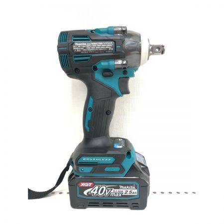  MAKITA マキタ 電動工具 コードレス式 40V 充電式インパクトレンチ 充電器・充電池2個・ケース付 TW004GRDX ブルー
