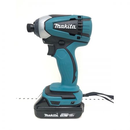  MAKITA マキタ 電動工具 コードレス式 18V 充電式インパクトドライバ 充電器・充電池2個・ケース付 TD146DWHX ブルー