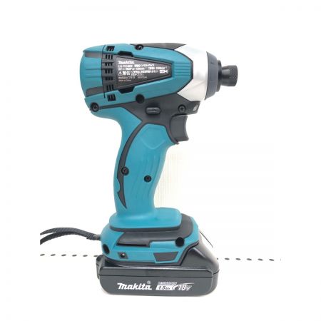  MAKITA マキタ 電動工具 コードレス式 18V 充電式インパクトドライバ 充電器・充電池2個・ケース付 TD146DWHX ブルー