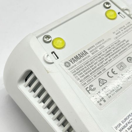  YAMAHA ヤマハ ウェブキャスティングミキサー 本体のみ AG03 ホワイト