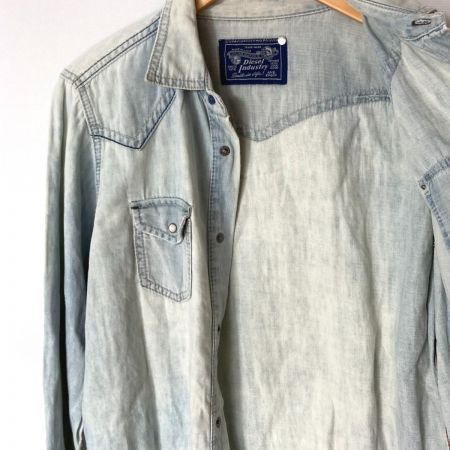  DIESEL ディーゼル デニムシャツ スカイブルー サイズ 不明 メンズ