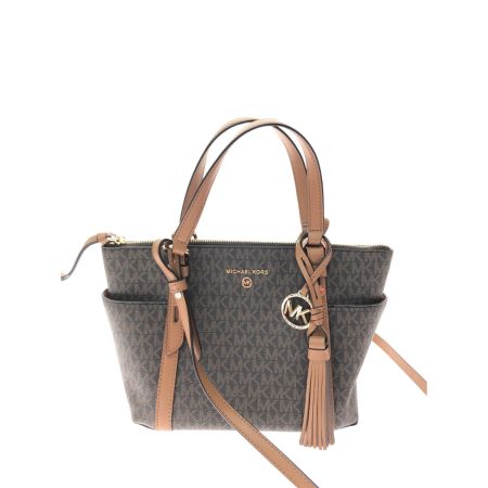  MICHAEL KORS マイケルコース レディース 2WAYバッグ ショルダーバッグ タッセル トートバッグ 30T0GNXT1B ブラウン