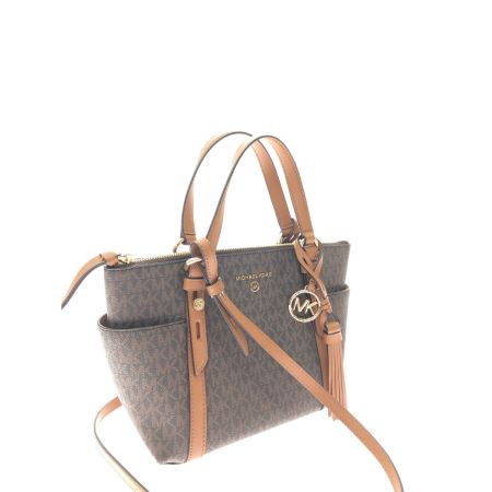  MICHAEL KORS マイケルコース レディース 2WAYバッグ ショルダーバッグ タッセル トートバッグ 30T0GNXT1B ブラウン