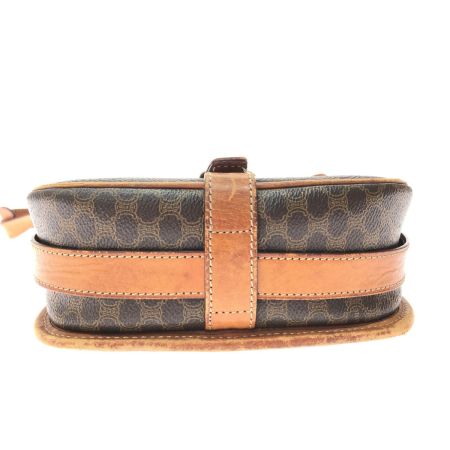  CELINE セリーヌ レディース ショルダーバッグ 斜め掛け マカダム柄 オールドセリーヌ M92 ブラウン