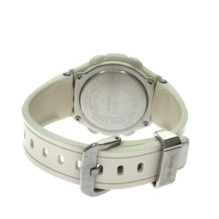  CASIO カシオ レディース腕時計 デジアナウォッチ Baby-G 電波ソーラー  MSG-W100 ホワイト