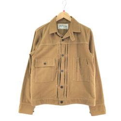 ▼▼ FREE WHEELERS フリーホイーラーズ ワークジャケット SIZE 38 YARN-DYED BRONZE Bランク