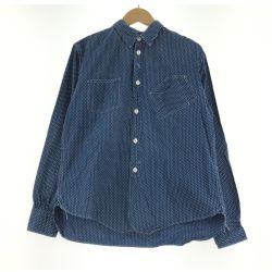 ▼▼ Workers ポルカドット ブラックベアーシャツ ブルー Bランク