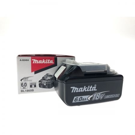  MAKITA マキタ 純正バッテリー 18V 6.0Ah 充電回数０回 BL1860B ブラック