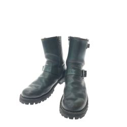 ▼▼ SLOW WEAR LION スローウエアライオン メンズ オイルドレザーエンジニアブーツ 7E OB-8595RS ダークグリーン Cランク