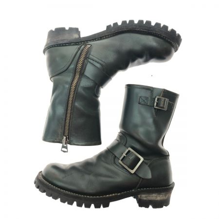  SLOW WEAR LION スローウエアライオン メンズ オイルドレザーエンジニアブーツ 7E OB-8595RS ダークグリーン