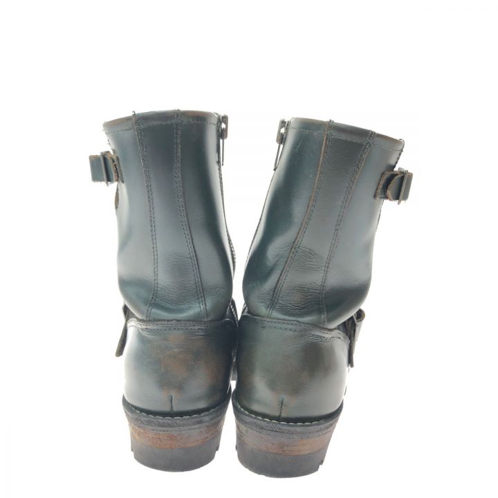 中古 SLOW WEAR LION レザーエンジニアブーツ サイズ US9 27.0～27.5 スローウェアライオン 検索用)ホワイツ ウェスコ レッドウイング 中古・古着通販SLOW WEAR LION (スローウェアライオン) オイルド