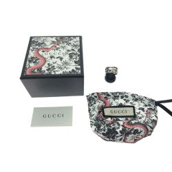 ▼▼ GUCCI グッチ ユニセックス シルバーアクセサリー Gスクエア リング 17号 指輪 Bランク
