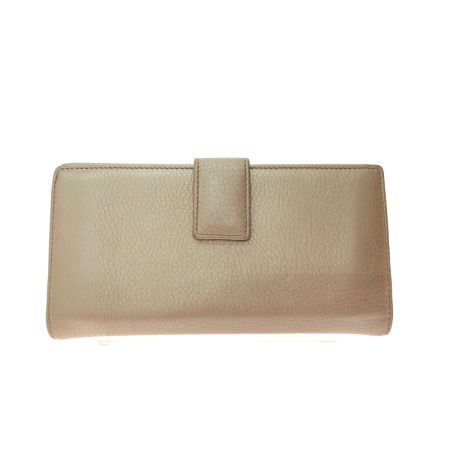  GUCCI グッチ レディース 長財布 インターロッキングG Wホック レザー 231843 ベージュ