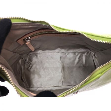  Somes Saddle ソメスサドル レディース 2WAYバッグ ショルダーバッグ 馬蹄マーク  黄緑