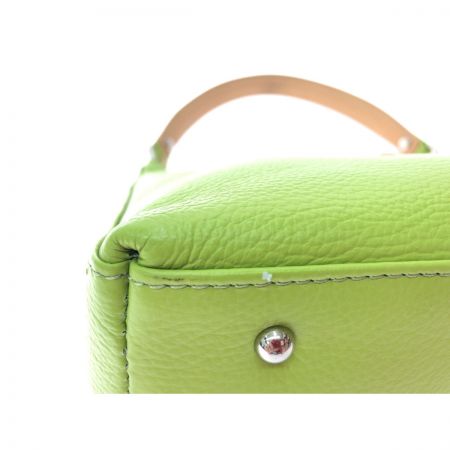  Somes Saddle ソメスサドル レディース 2WAYバッグ ショルダーバッグ 馬蹄マーク  黄緑