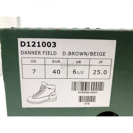  Danner ダナー メンズ ワークブーツ ゴアテックス フィールド レザー 25cm タグ付 D121003 ブラウン×ベージュ