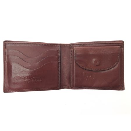  IL BISONTE イルビゾンテ メンズ 二つ折り財布 コンパクトウォレット レザー SBW007 セピア